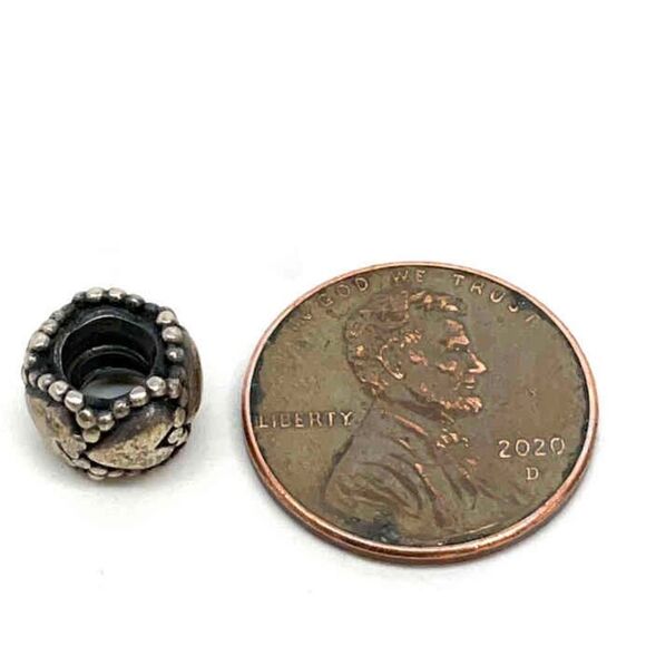 Designer Pandora 925 ALE Sterling Silver Everlasting Love Heart Bead Charm - Picture 6 of 6